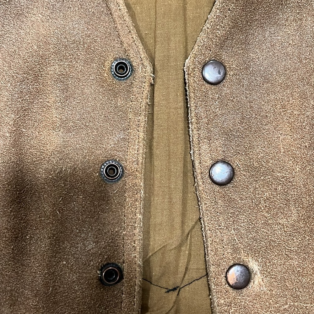 FIRST genuine leather Harley Davidson vest - Picture 5 of 7